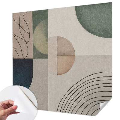 Samolepilna fototapeta z motivom geometrijskih oblik