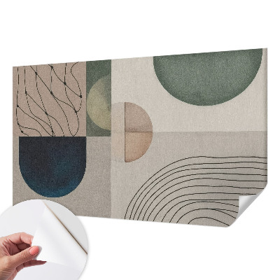Samolepilna fototapeta z motivom geometrijskih oblik