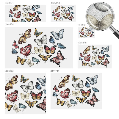 Samolepilna fototapeta Rajski metulji