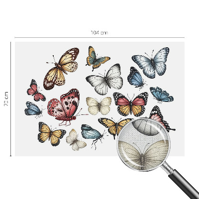 Samolepilna fototapeta Rajski metulji