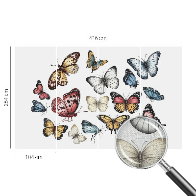 Samolepilna fototapeta Rajski metulji