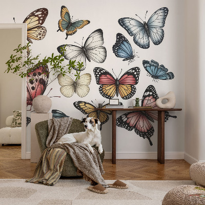 Samolepilna fototapeta Rajski metulji