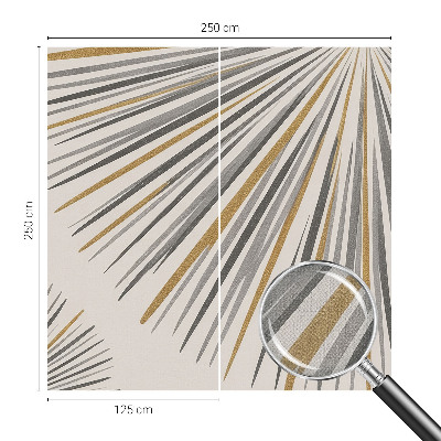 Samolepilna fototapeta za spalnico Geometrični ventilatorji