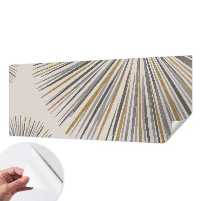 Samolepilna fototapeta za spalnico z geometrijnim motivom ventilatorjev