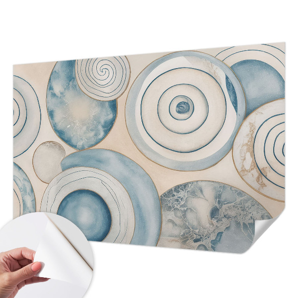 Otroška fototapeta z motivom spiralnih vrtincev
