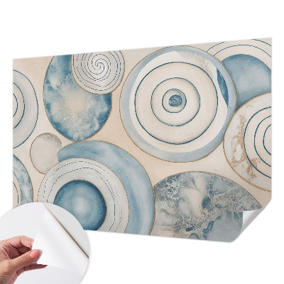 Otroška fototapeta z motivom spiralnih vrtincev