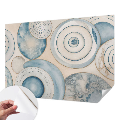 Otroška fototapeta z motivom spiralnih vrtincev