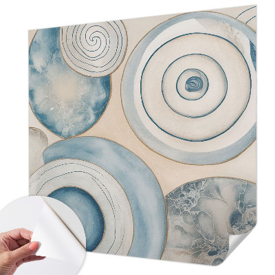 Otroška fototapeta z motivom spiralnih vrtincev