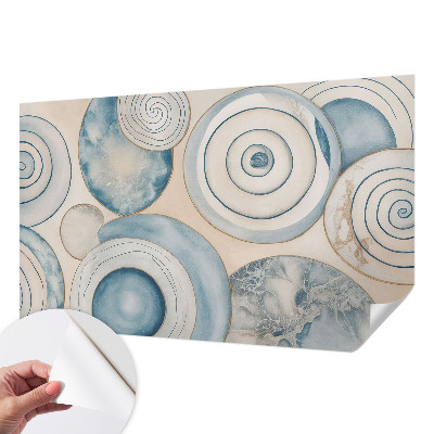 Otroška fototapeta z motivom spiralnih vrtincev