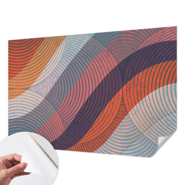 Fototapeta za otroško sobo Barviti valovi