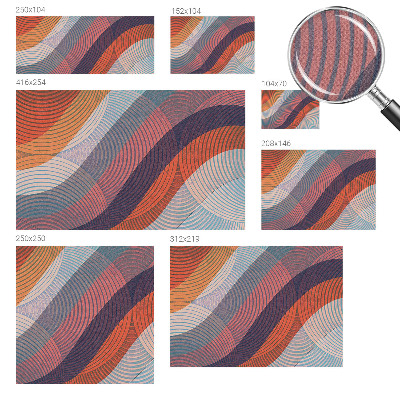 Fototapeta za otroško sobo Barviti valovi