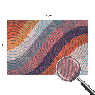 Fototapeta za otroško sobo Barviti valovi