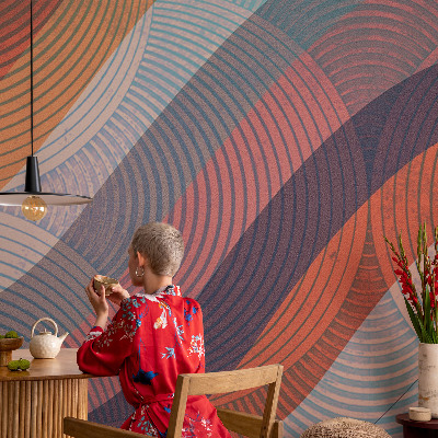 Fototapeta za otroško sobo Barviti valovi