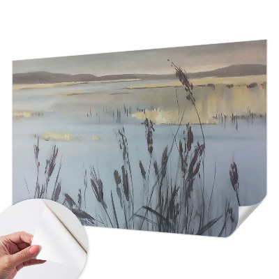 Samolepilna fototapeta za spalnico z motivom mirnega jezera