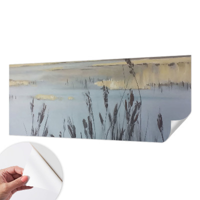 Samolepilna fototapeta za spalnico z motivom mirnega jezera