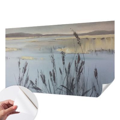 Samolepilna fototapeta za spalnico z motivom mirnega jezera