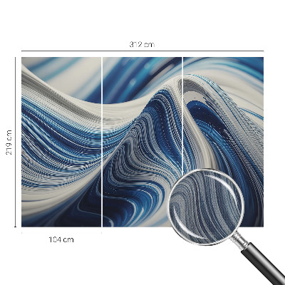 Samolepilna fototapeta z motivom harmonične abstrakcije