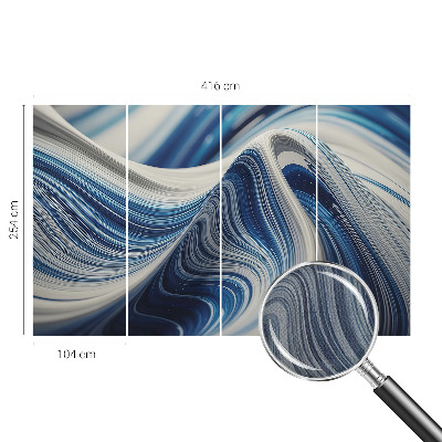 Samolepilna fototapeta z motivom harmonične abstrakcije