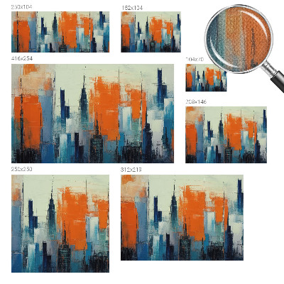 Otroška fototapeta Abstraktno mesto