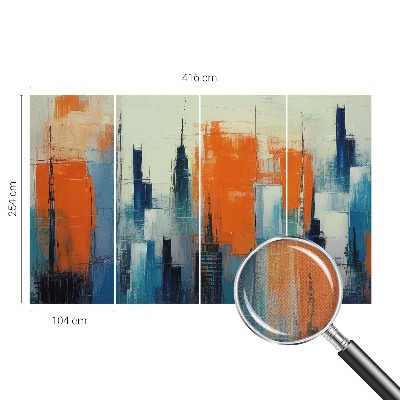 Otroška fototapeta Abstraktno mesto