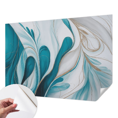 3D fototapeta z vzorci tekočin