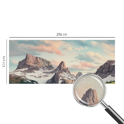 Samolepilna fototapeta z motivom gorske panorame