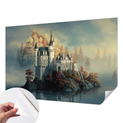 Samolepilna fototapeta za dnevno sobo Pravljični grad