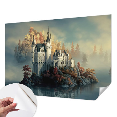 Samolepilna fototapeta za dnevno sobo Pravljični grad