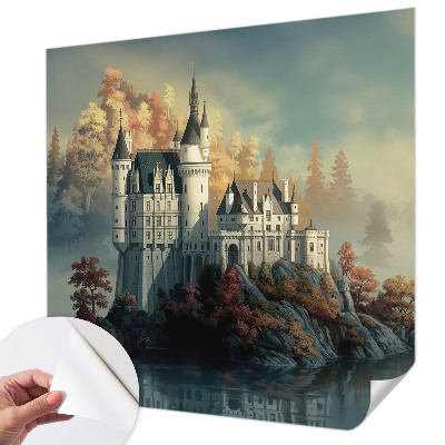 Samolepilna fototapeta za dnevno sobo Pravljični grad
