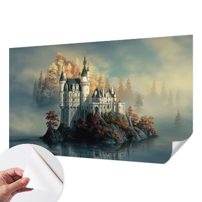 Samolepilna fototapeta za dnevno sobo Pravljični grad