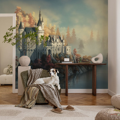 Samolepilna fototapeta za dnevno sobo Pravljični grad