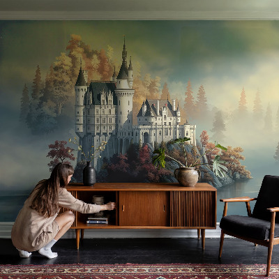 Samolepilna fototapeta za dnevno sobo Pravljični grad