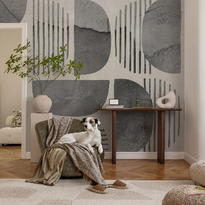 Samolepilna fototapeta za dnevno sobo Geometrijske oblike