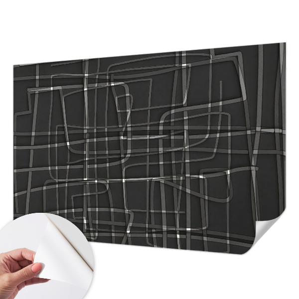 Samolepilna fototapeta za spalnico Abstraktne črte