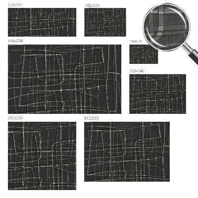 Samolepilna fototapeta za spalnico z motivom abstraktnih črt