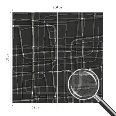 Samolepilna fototapeta za spalnico z motivom abstraktnih črt