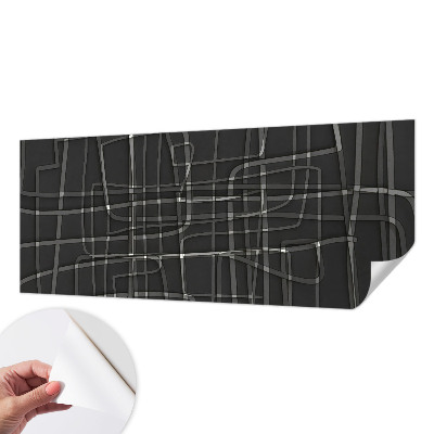 Samolepilna fototapeta za spalnico Abstraktne črte