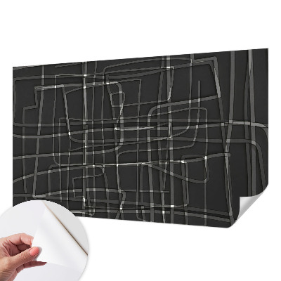 Samolepilna fototapeta za spalnico Abstraktne črte