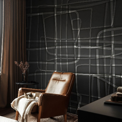 Samolepilna fototapeta za spalnico Abstraktne črte