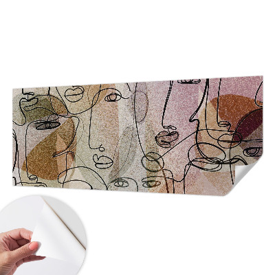 Fototapeta za otroško sobo z motivom linearnih ploskev