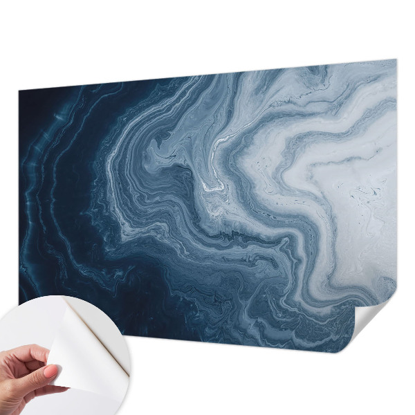 3D fototapeta z motivom modrih valov