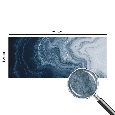 3D fototapeta z motivom modrih valov