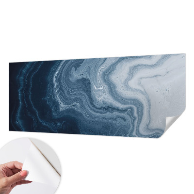 3D fototapeta z motivom modrih valov
