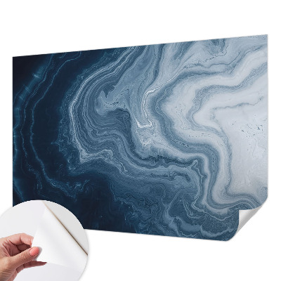 3D fototapeta z motivom modrih valov
