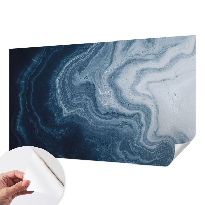 3D fototapeta z motivom modrih valov