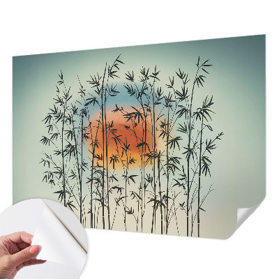 Otroška fototapeta z motivom harmoničnega zahoda