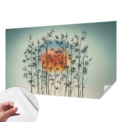 Otroška fototapeta z motivom harmoničnega zahoda