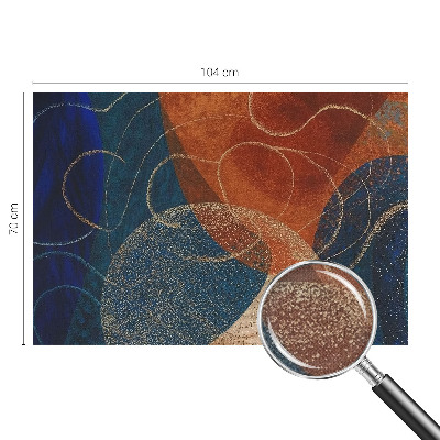 Fototapeta za otroško sobo z barvitimi oblikami