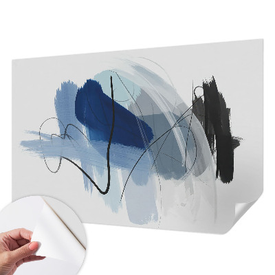 Samolepilna fototapeta za spalnico Barvite abstrakcije