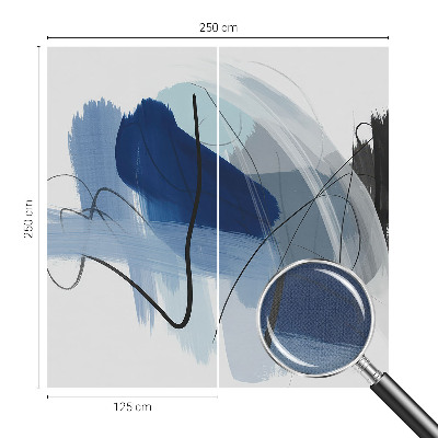 Samolepilna fototapeta za spalnico Barvite abstrakcije